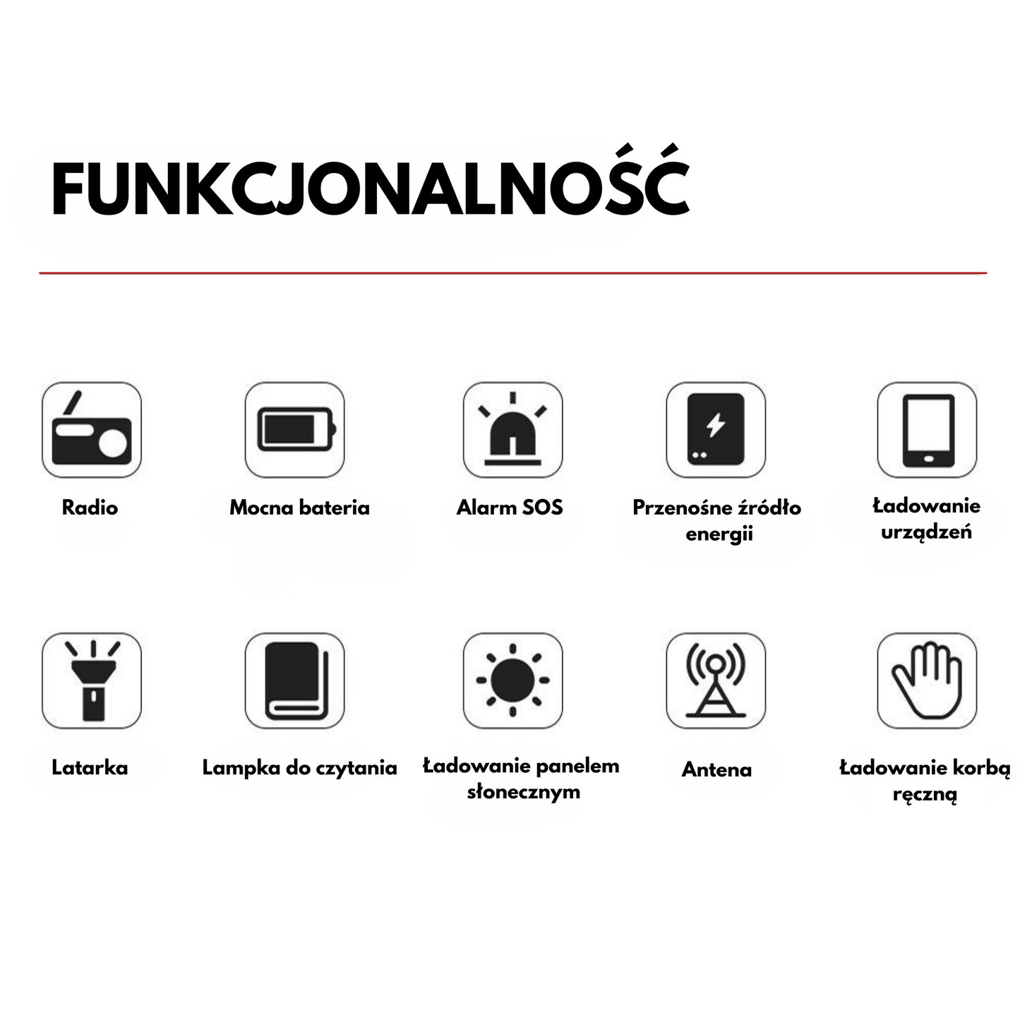 PREPARIX™ - WIELOFUNKCYJNE RADIO AWARYJNE